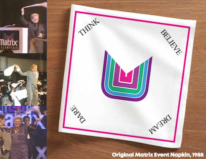 matrix napkin event